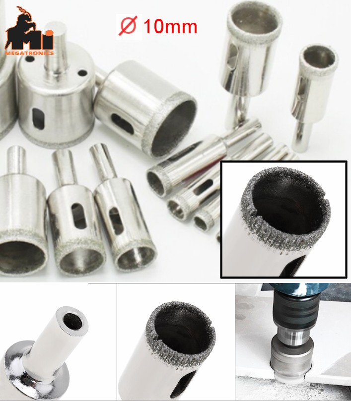 Glass Drilling Bit 10mm hole Opener Diamond Coated