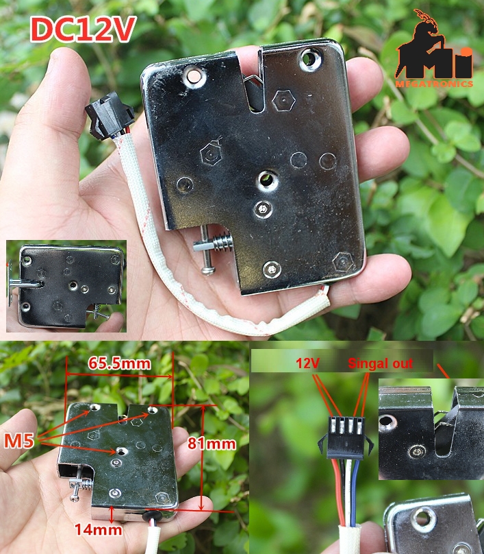 12V DC electromagnetic door lock core cabinet vending machine laundry locker loc