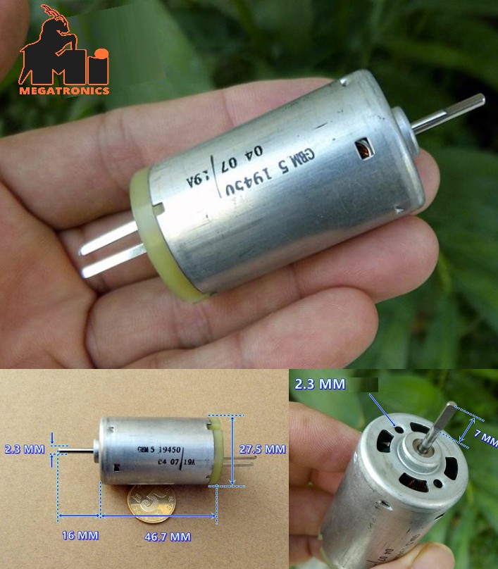 BMW car motor DC 12V 21500rpm high speed high torque DIY ship model car model po
