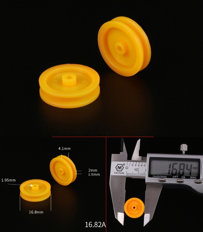 F16.82A single layer pulley gear transmission wheel 2*16mm eccentric wheel