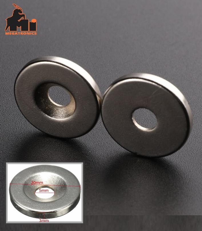 NdFeB Strong Magnet Neodymium 20×3mm N35 M4