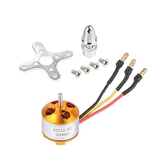 A2212 1400KV Outrunner Brushless motor + Parts BLDC motor soldered tplug