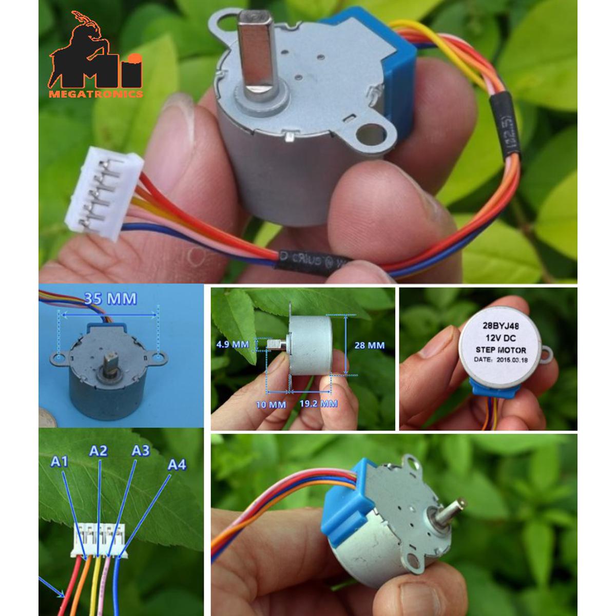 24BYJ-48 HQ Stepper Motor 12V gear stepper motor