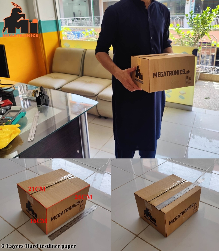 10pcs 3 layers hard carton box daraz packaging material testliner paper 26x21x16