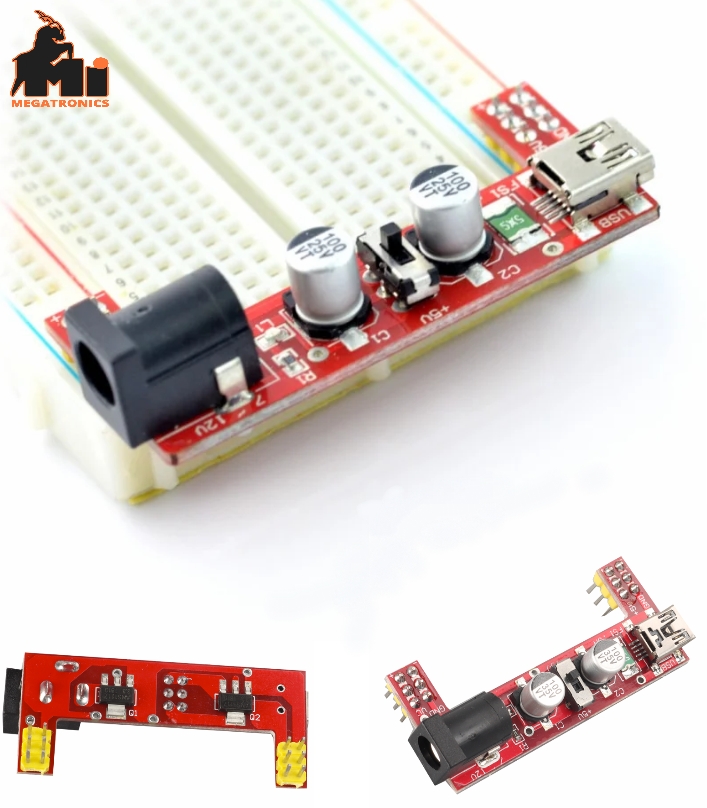 breadboard Power supply MB102 - 3.3V/5V dual channel