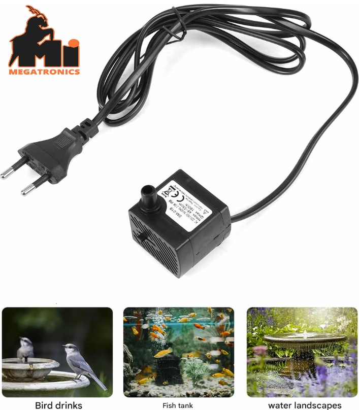DC brushless submersible water pump 220V 3W aquarium Fountain Air Fish tank rockery circulation