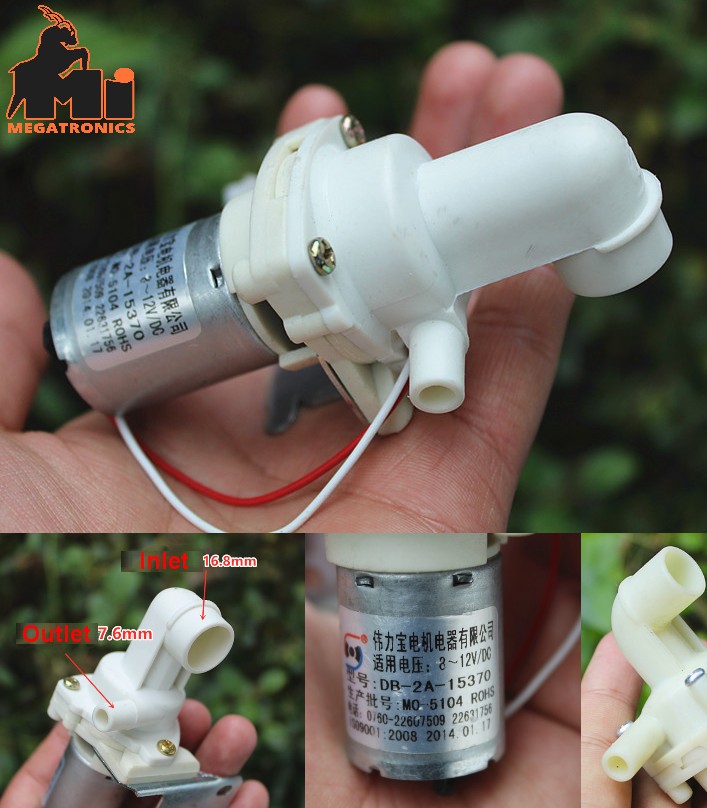 12V water pump micro centrifugal pump large flow circulating small water pump 37