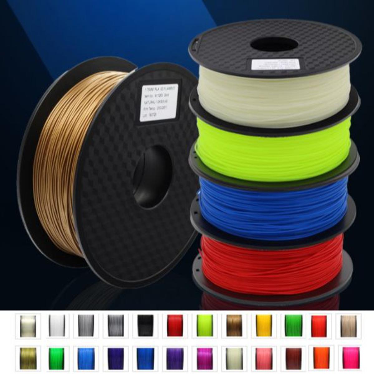 Black 1KG 3D Printer filament PLA 1.75mm 3D printer consumable