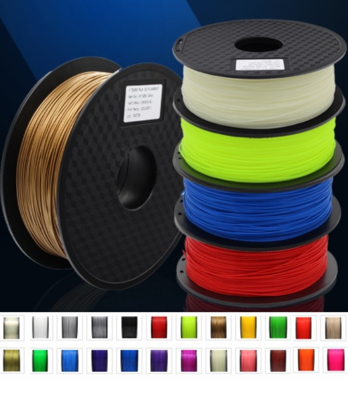Gray 1KG 3D Printer filament PLA 1.75mm