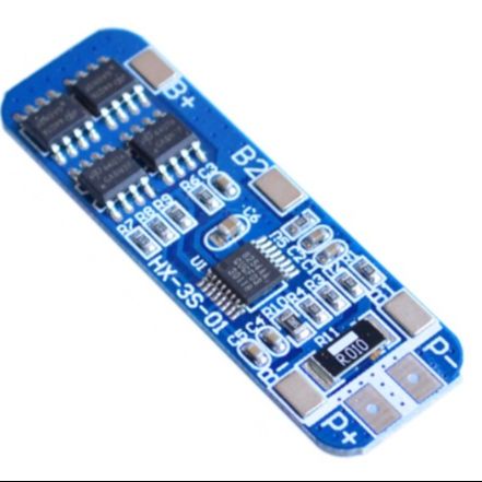 10A 3S 12V 18650 battery protection board BMS 11.1V HX-3S-01