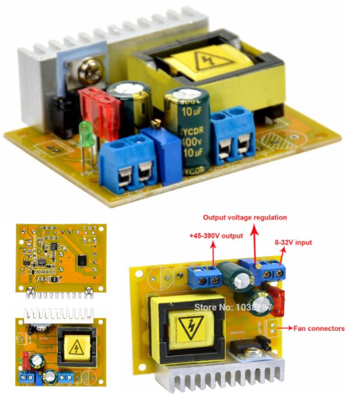 DC-DC 45-390V Voltage Booster Step-up Converter