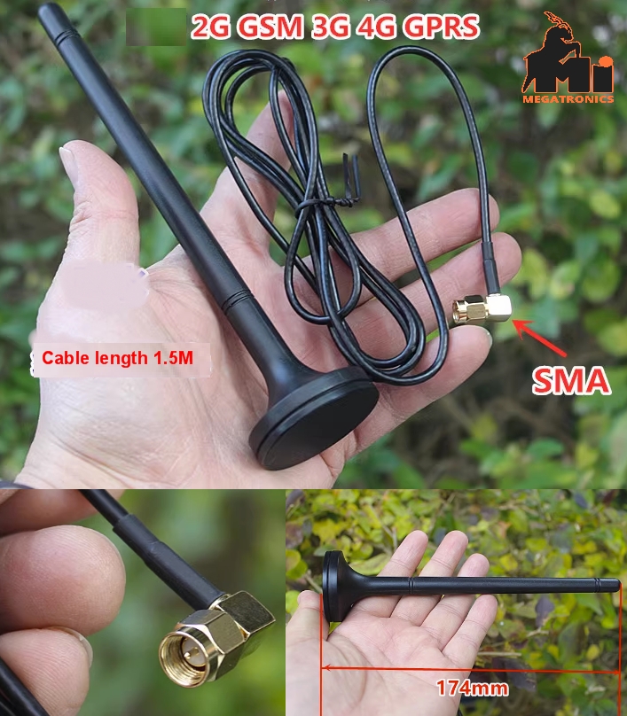 GSM GPRS 4G Lte Suction Cup antenna SMA 3G/GPRS/GSM/DTU
