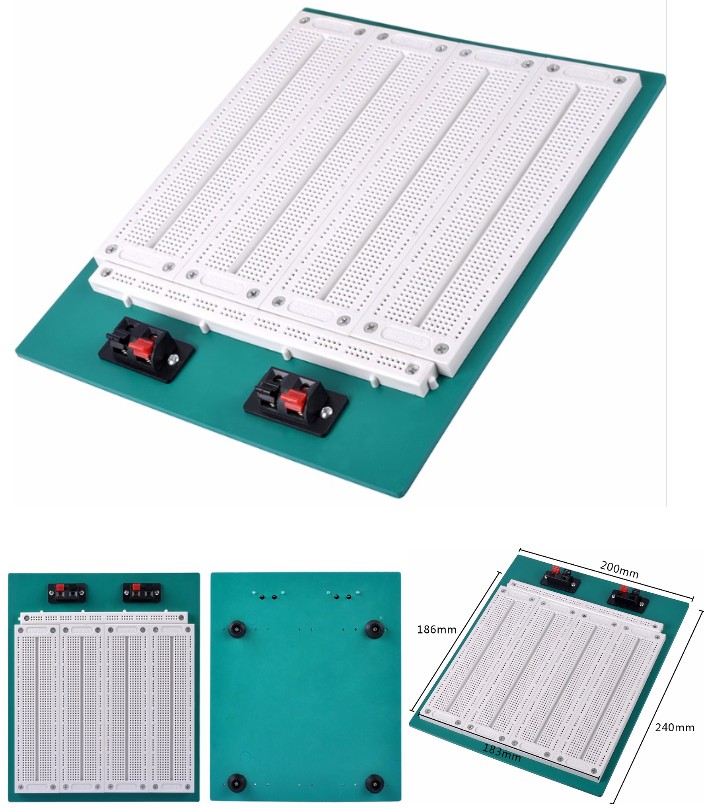 SYB-500 Breadboard PCB Solderless 2900 Points DIY