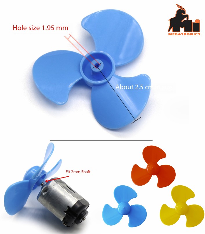 2A503 propeller blade small fan tight fitting 130 140 180 260 motor