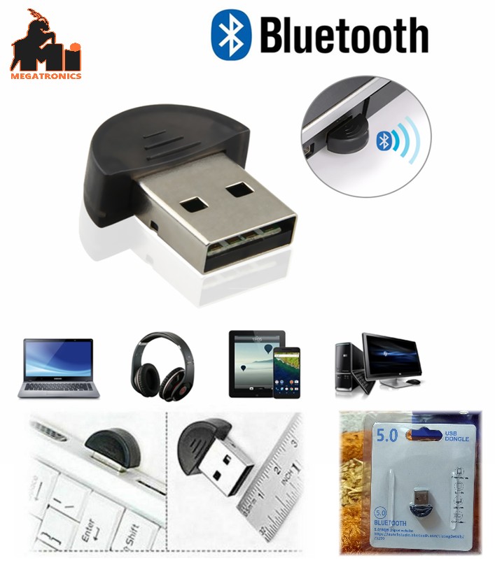 5.0 USB Wireless Bluetooth Dongle Adapter for PC,USB Bluetooth Dongle Transfer for Desktop Bluetooth Adapters Windows 10/8.1/8/7