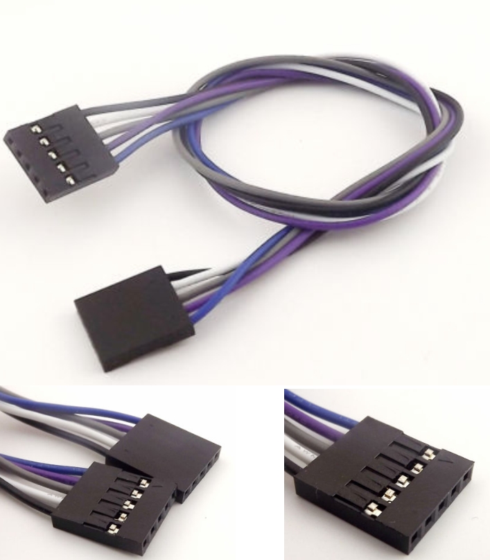 30cm 5 Pin female to female Cable Dupont 2.54mm pin header