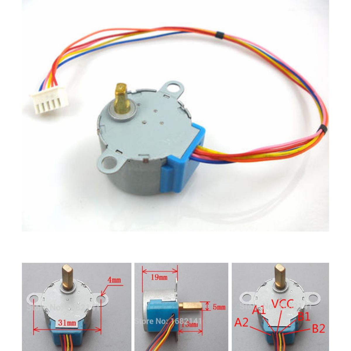 28BYJ-48-5V 4-Phase 5-Wire Gear Stepper Motor