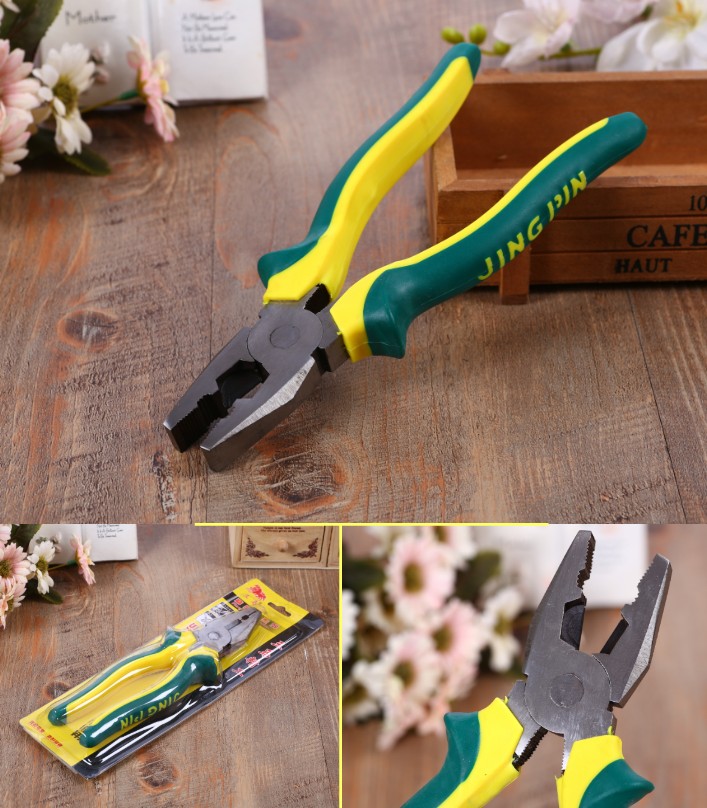 HQ Lineman's Plier 8 inch flat-nose plier large vise