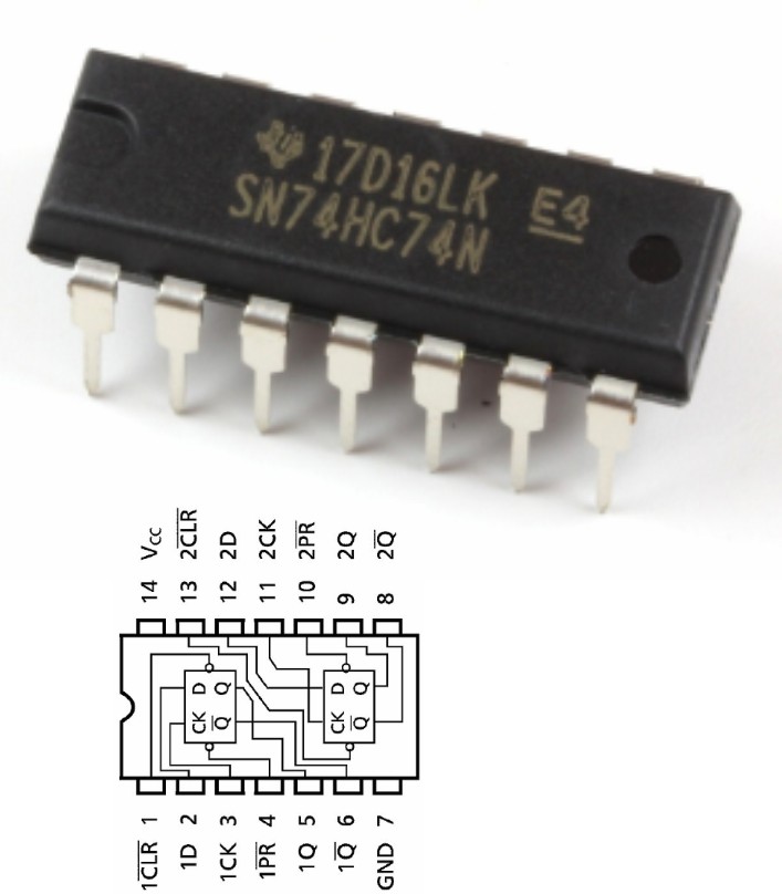 74LS47N BCD To 7 Segment Decoder driver 7447