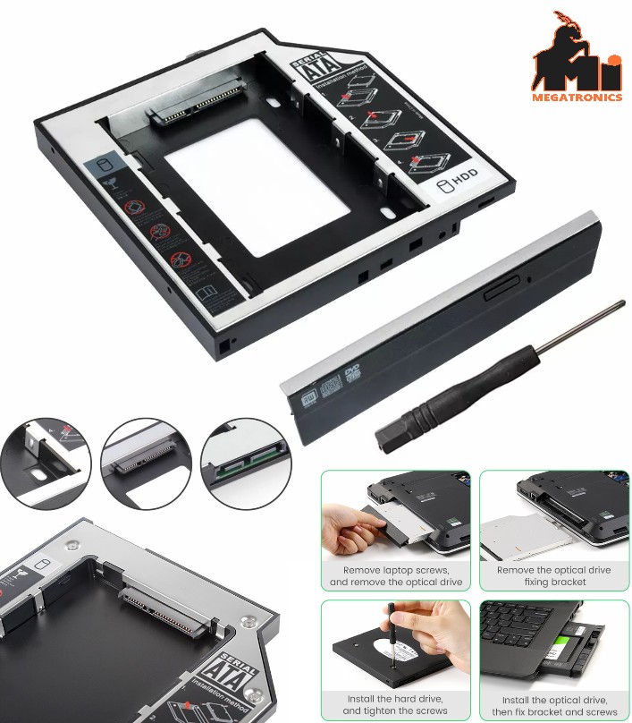 Laptop HDD Caddy 9.5mm SATA 3.0 for 2.5