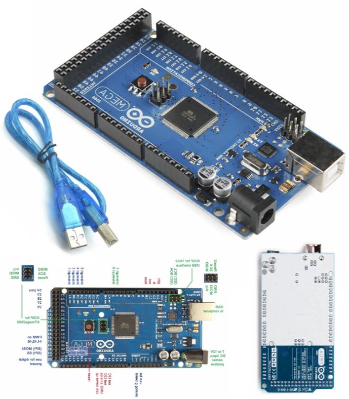 Arduino Mega 2560 R3 with USB Cable (Original)