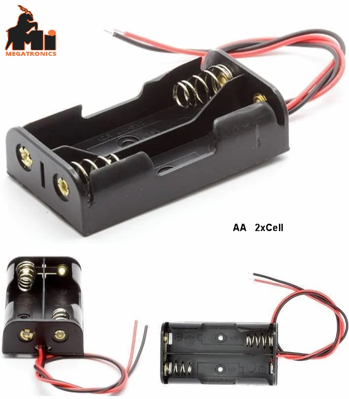 AA Battery cell Holder case 2xAA case housing box 3V