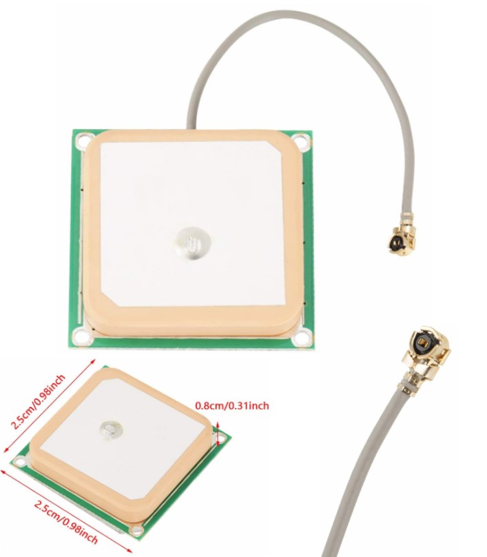 28dB High Gain GPS Active Antenna Ceramic w/ Cable