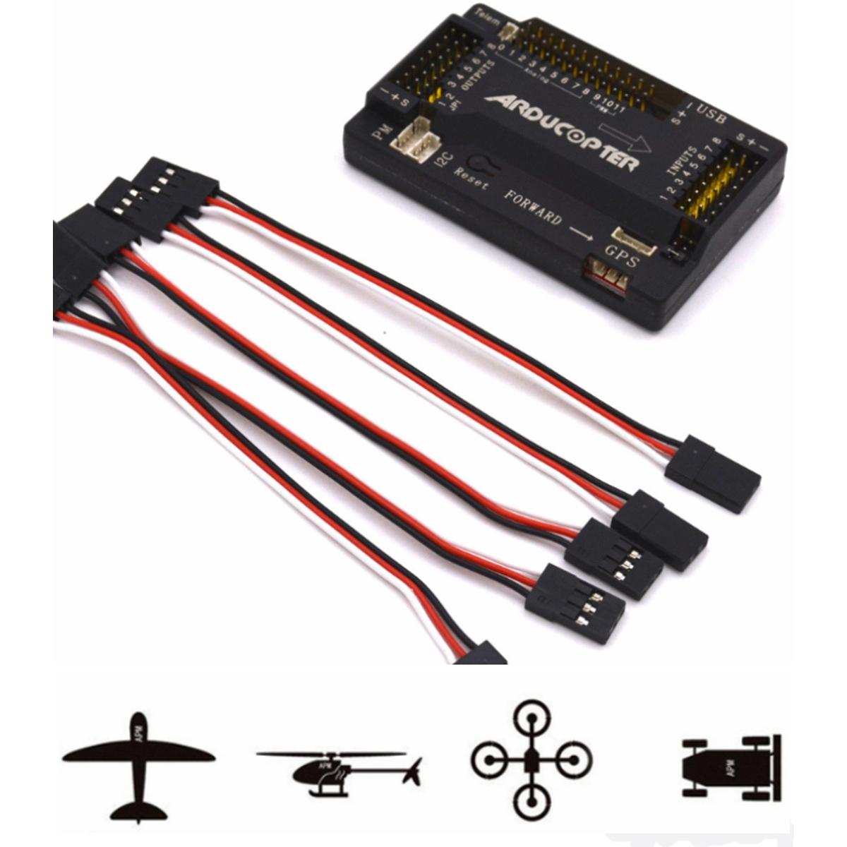 APM 2.8 Flight Controller with connecting wires