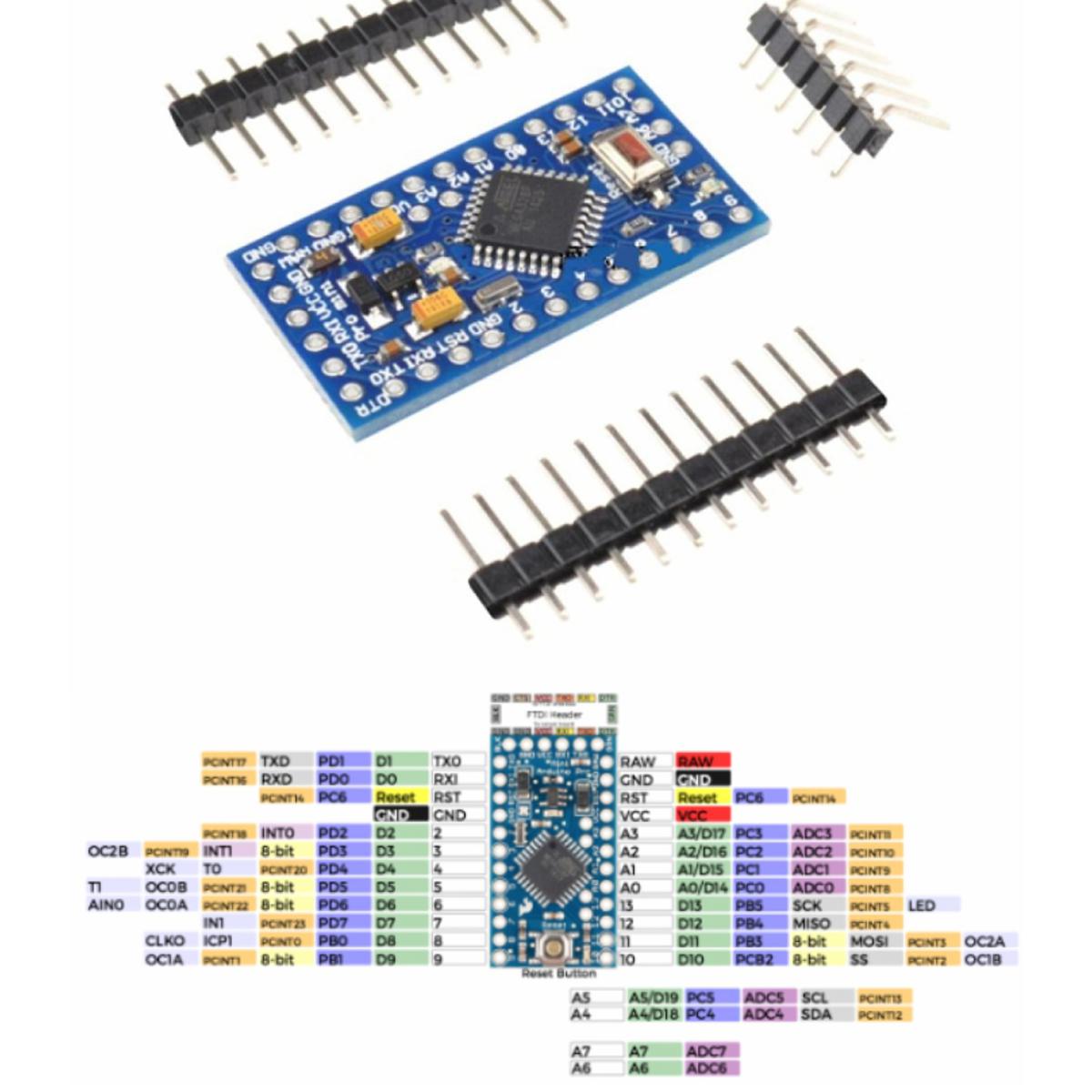 Arduino Pro Mini  ATMEGA328P 5V 16M board