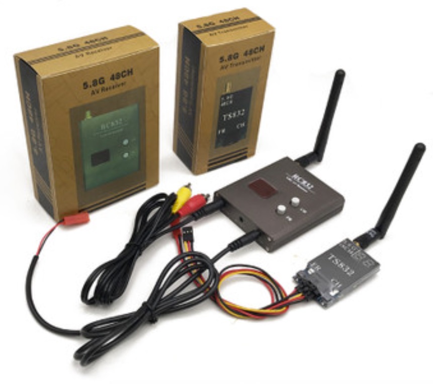Boscam FPV 5.8G 600MW 32CH AV Video Audio Wireless transmitter receiver