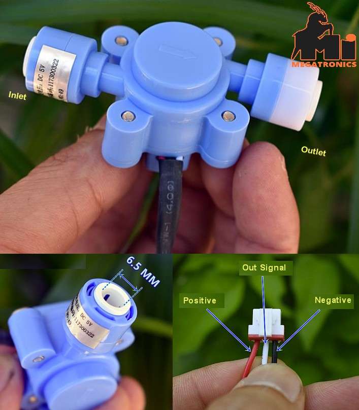 dispenser coffee machine Water flow sensor DC5V 1/4 pulse counter Gree electrica