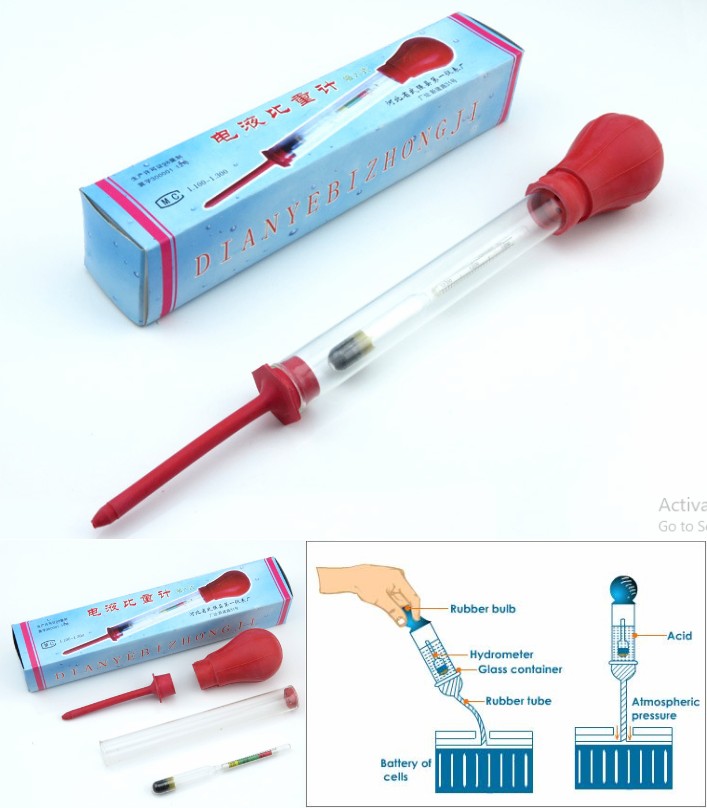 PH Meters Battery Hydrometer Tester Acid Electrolyte