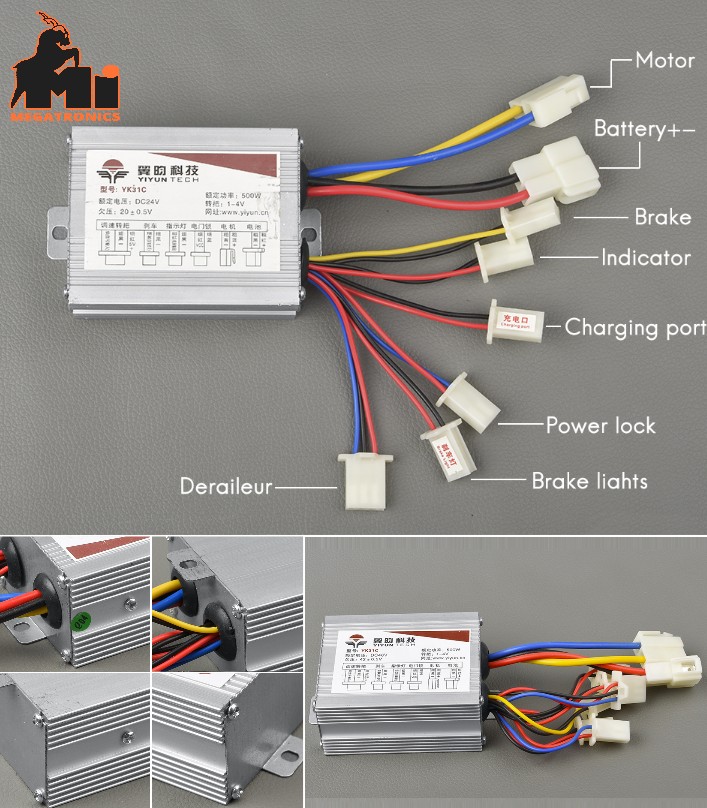 Ebike Controller YK31C 48V 500W Brushed motor Controller e-bike bicycle
