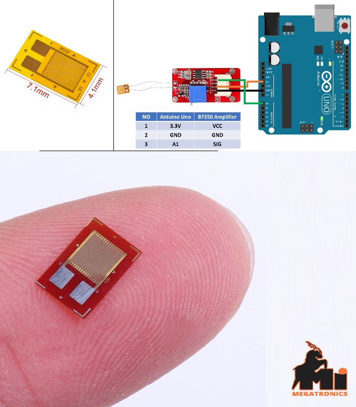 BF350 Precision Strain Pressure load cell Resistor strain guage weight scale