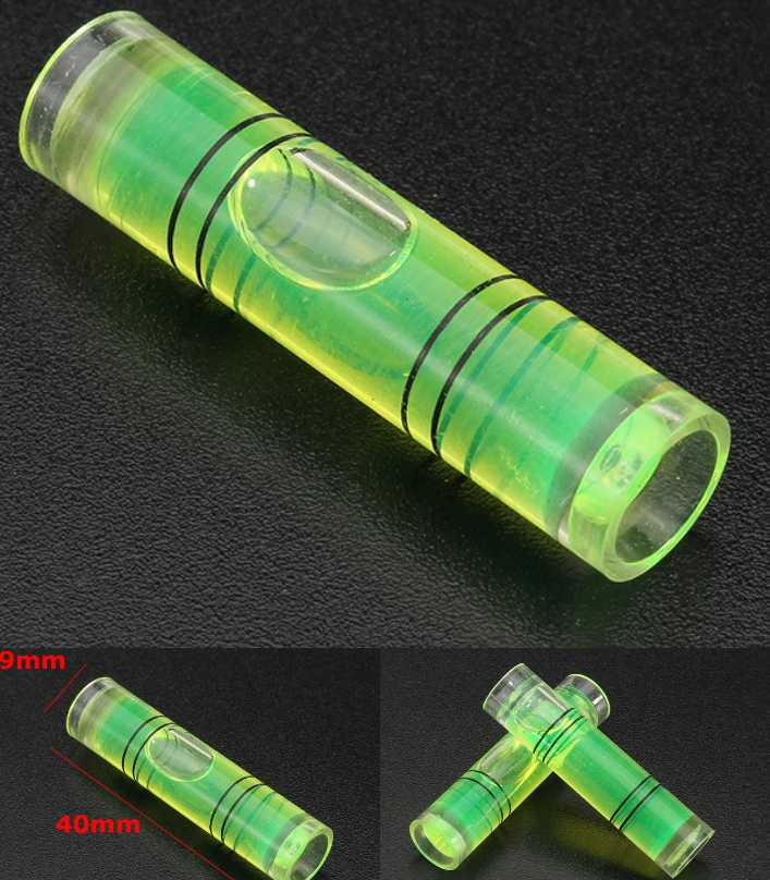 Mini Level Bubble Gauge Cylinder Horizontal measuring bubble spirit level
