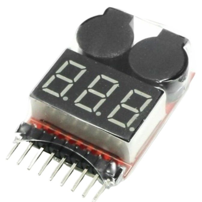 Lipo Li-ion Li-Fe Battery Voltage Tester 1S-8S battery meter indicator
