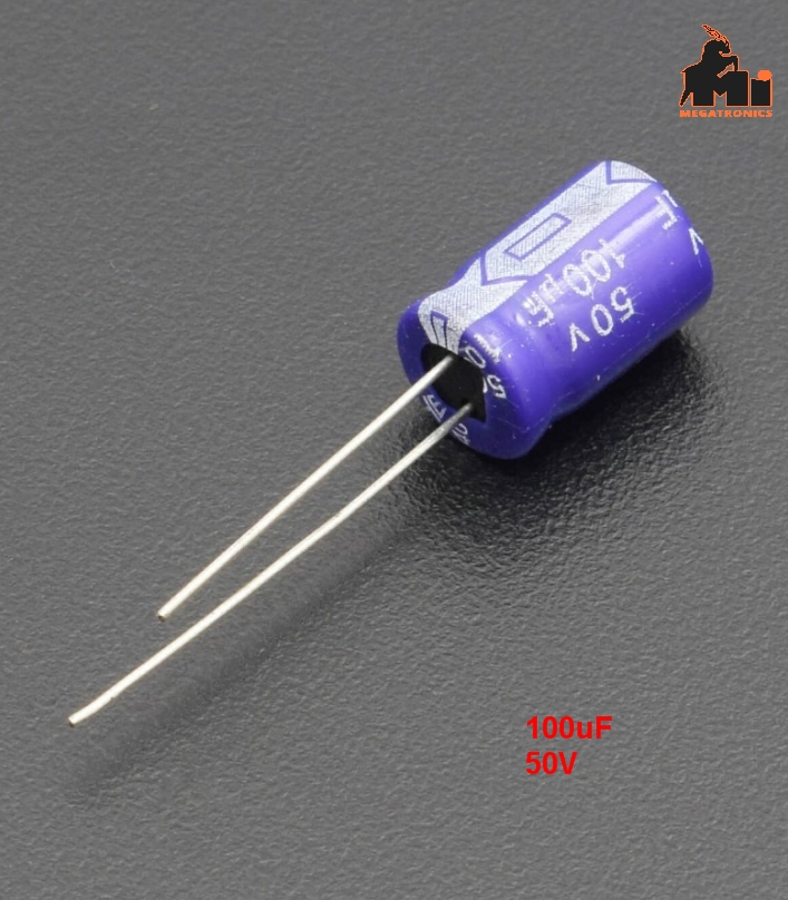 100uF 50V electrolytic capacitor high frequency low resistance long life LCD power supply