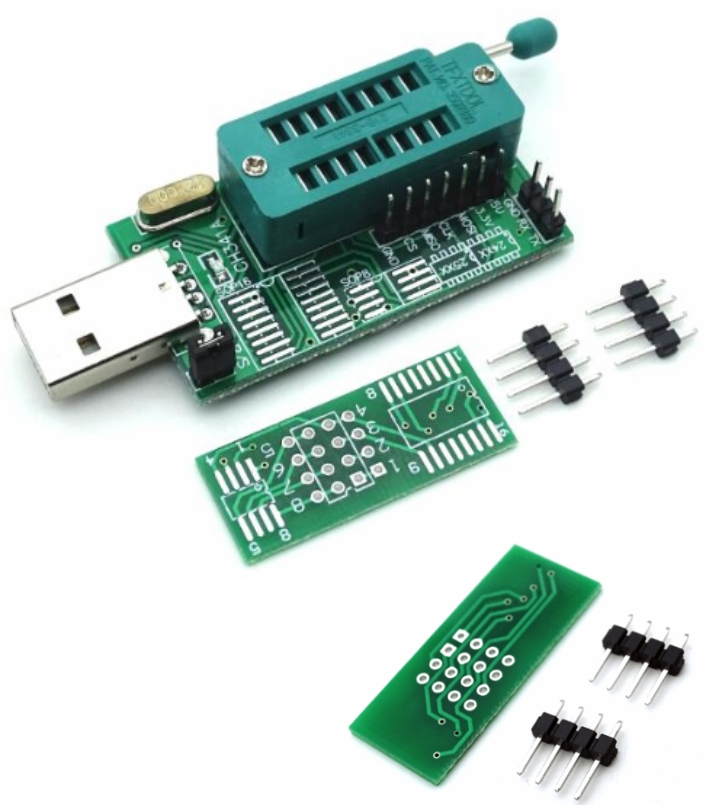 Programmer Ch341a 24 25 EEPROM Flash Bios DVD USB 