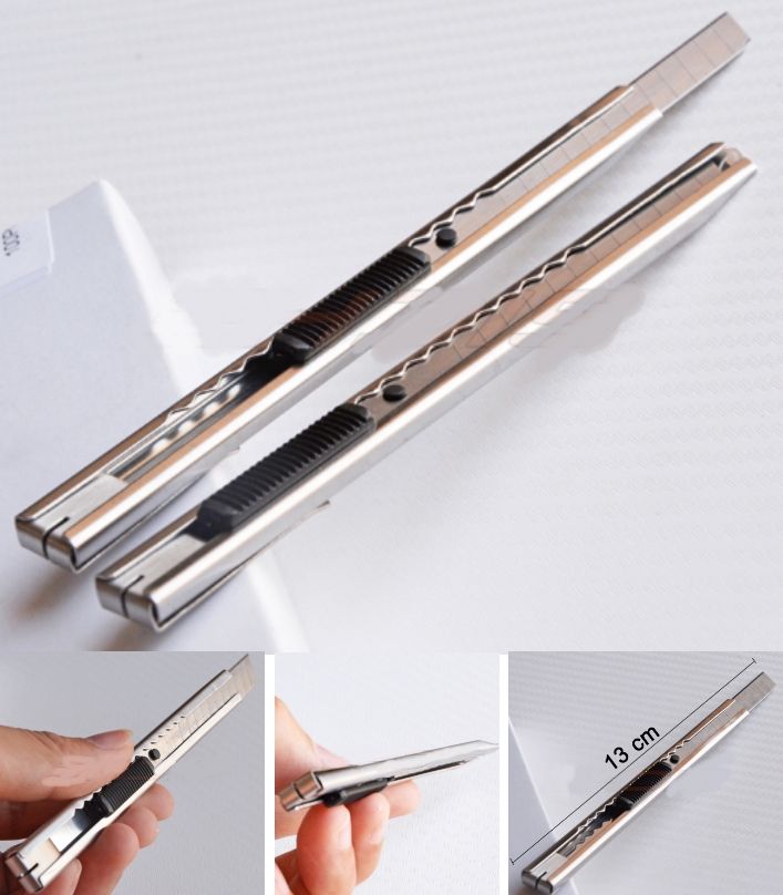 Stainless Steel Auto-Lock Knife Snapper 9mm cutter