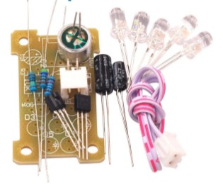 clapping Voice activated 5MM green LED DIY kit mic