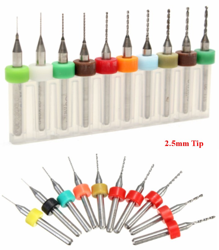 2.5mm carbide Tungsten steel Drill Bit CNC PCB