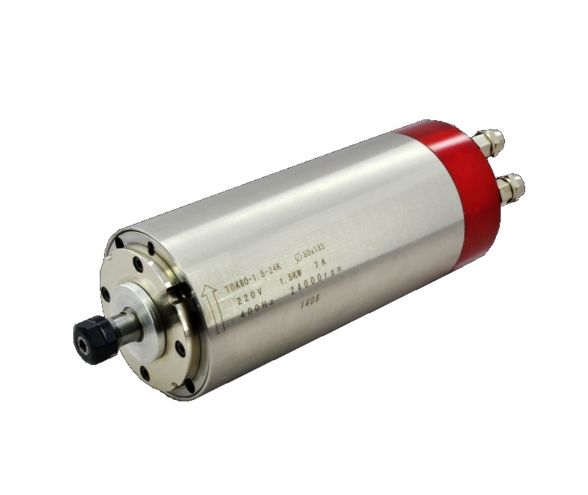 High Speed Spindle 1.5KW motor strong 4 bearings