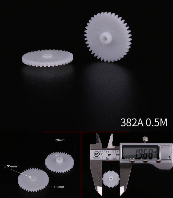 382A motor gear single layer 38 teeth plate plastic