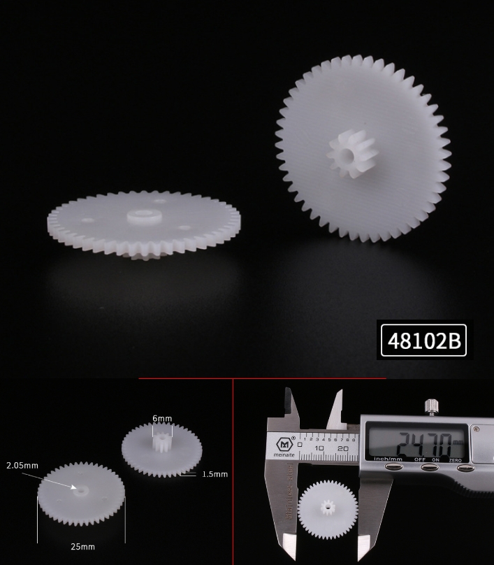 48102B double-layer gear stacked gear reduction gear toy