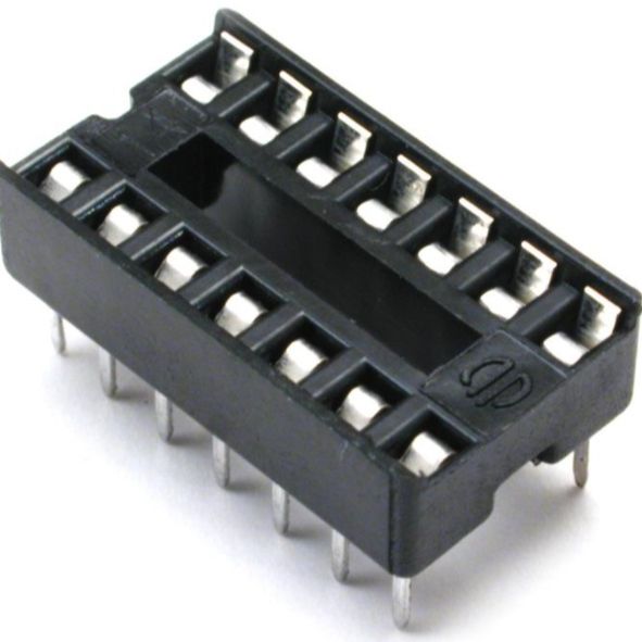 DIP Socket Solder Tail  14 Pin 0.3 inch
