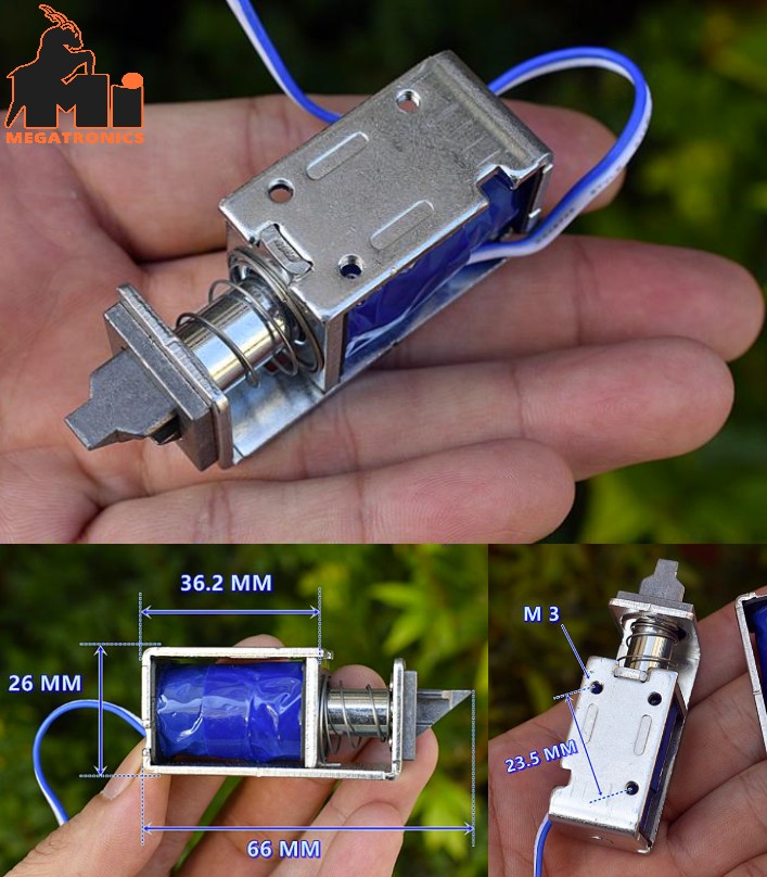 5V Electronic door lock electromagnetic lock core DC 5V-7.4V frame type electrom