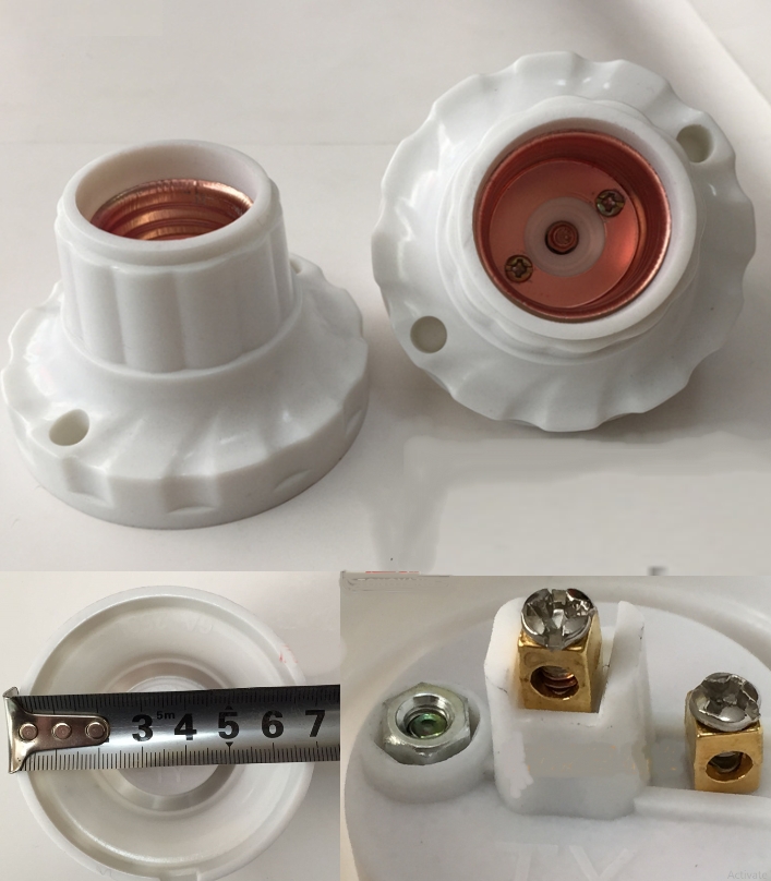 small decorative bulb lamp holder E27 screw mount 