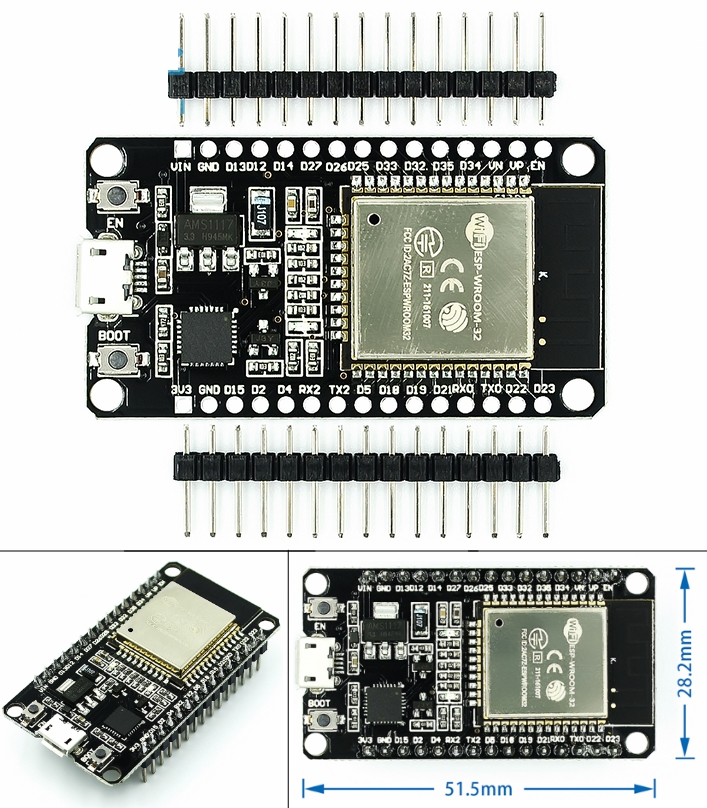ESP-32 Development Board WIFI + Bluetooth 2 in 1 Development board