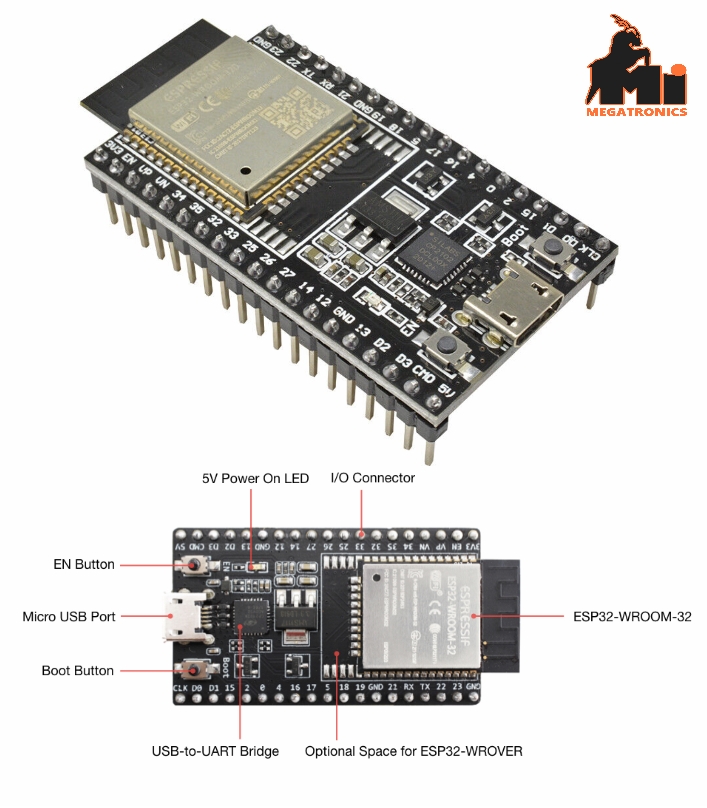 ESP32 WROOM-32D ESP32-DevKitC V4 wifi Bluetooth ESP32 Development Board Module