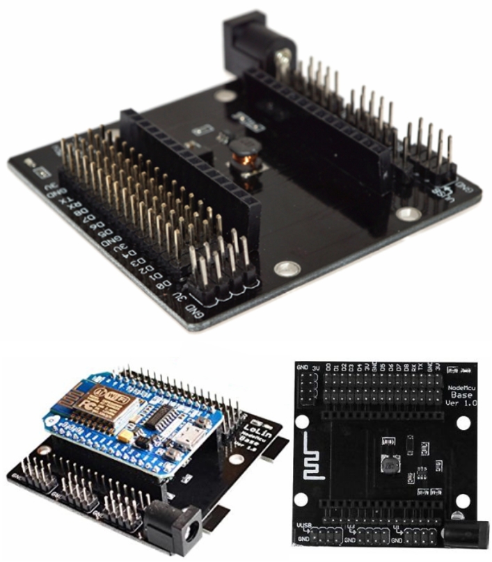 NodeMcu Base ESP8266 shield Testing DIY Board 